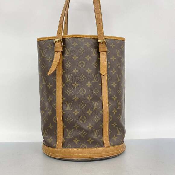 LOUIS VUITTON Brown Monogram Tote Bag